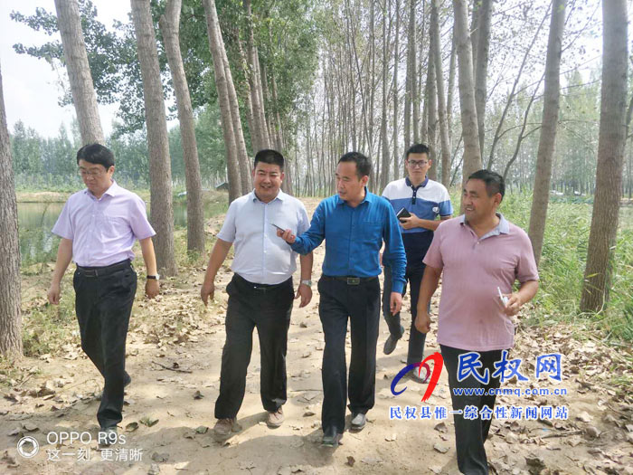 副縣長張士彬調(diào)研水源地保護工作