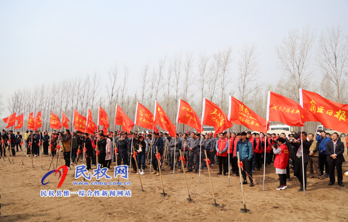 共植媒體林 同迎故道春——省委常委、宣傳部長(zhǎng)江凌蒞民植新綠、造“媒林”