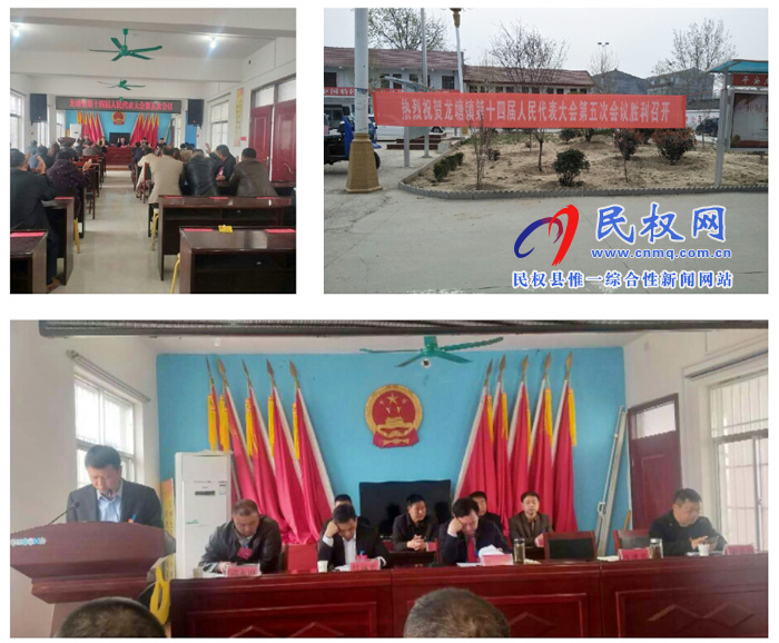龍?zhí)伶?zhèn)第十四屆人民代表大會第五次會議勝利召開