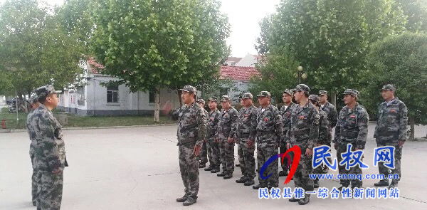 花園鄉(xiāng)舉行基干民兵點驗演習 花園鄉(xiāng)舉行基干民兵點驗演習
