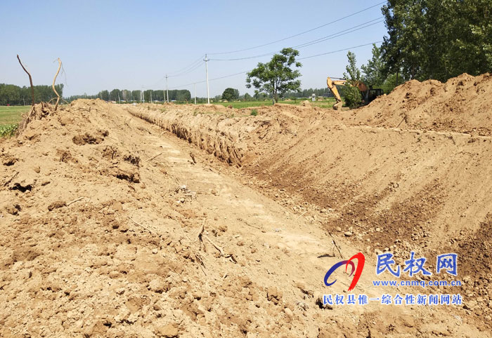 野崗鎮(zhèn)孟莊村挖出一條民生溝、幸福溝