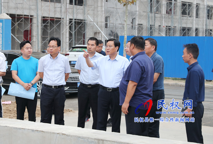 市人大常委會副主任、縣委書記姬脈常調(diào)研我縣城市水系建設(shè)工作