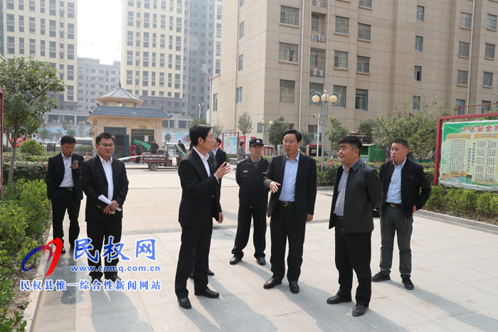 市人大常委會副主任、縣委書記姬脈常督導(dǎo)省級文明城創(chuàng)建工作
