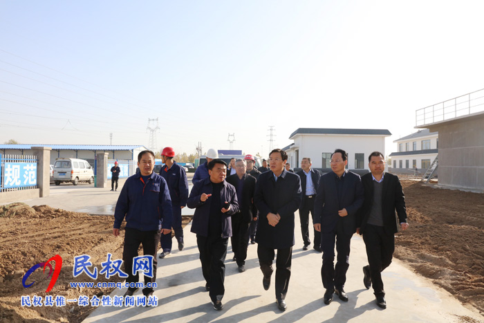 市人大常委會副主任、縣委書記姬脈常調(diào)研我縣部分重點(diǎn)民生工程建設(shè)和管理情況