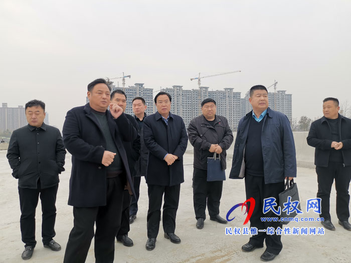 市人大常委會副主任、縣委書記姬脈常查看我縣“三散”污染治理工作