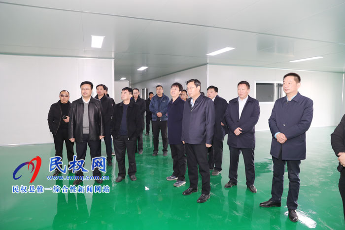 市人大常委會副主任、縣委書記姬脈常調(diào)研項目建設進展情況