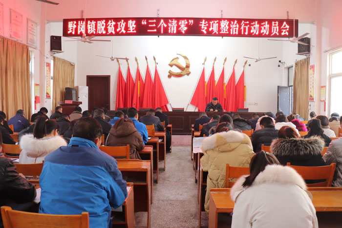 野崗鎮(zhèn)積極開展脫貧攻堅“三個清零”專項(xiàng)整治工作 野崗鎮(zhèn)積極開展脫貧攻堅“三個清零”專項(xiàng)整治工作