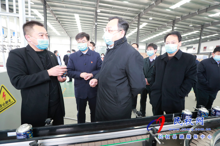 市委常委、常務副市長吳祖明調(diào)研我縣企業(yè)復工復產(chǎn)情況