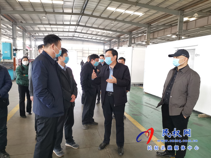 市人大常委會(huì)副主任、縣委書(shū)記姬脈常調(diào)研企業(yè)復(fù)工復(fù)產(chǎn)工作