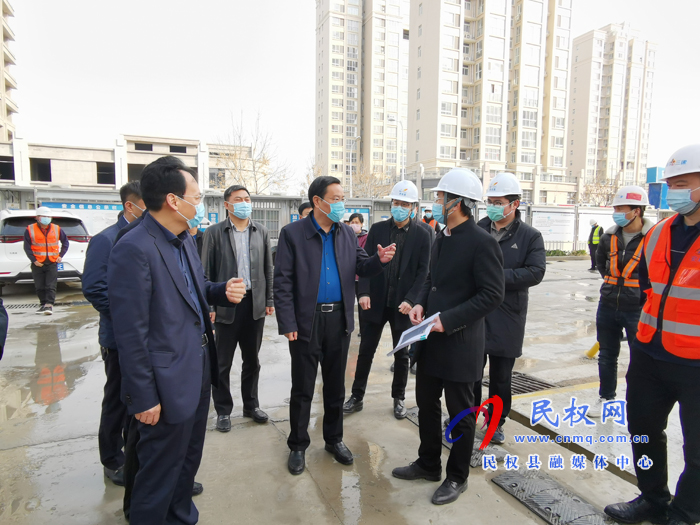 市人大常委會副主任、縣委書記姬脈常調(diào)研我縣城建項目建設(shè)情況