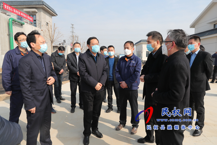 市人大常委會副主任、縣委書記姬脈常調(diào)研我縣城建項目建設(shè)情況