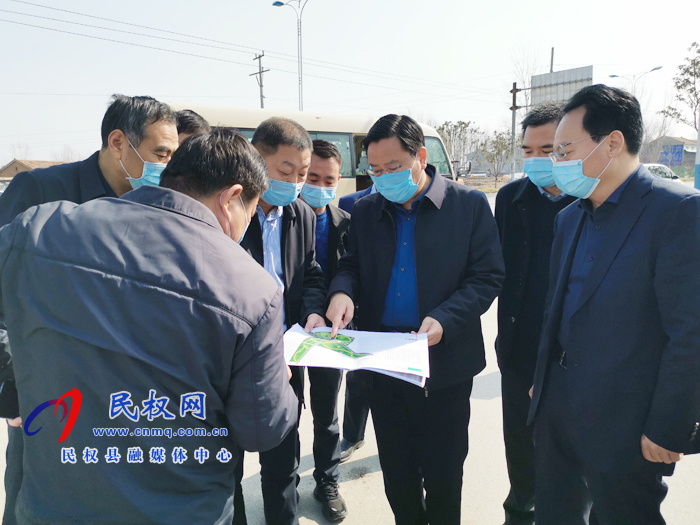 市人大常委會副主任、縣委書記姬脈常調(diào)研我縣城建項目建設(shè)情況