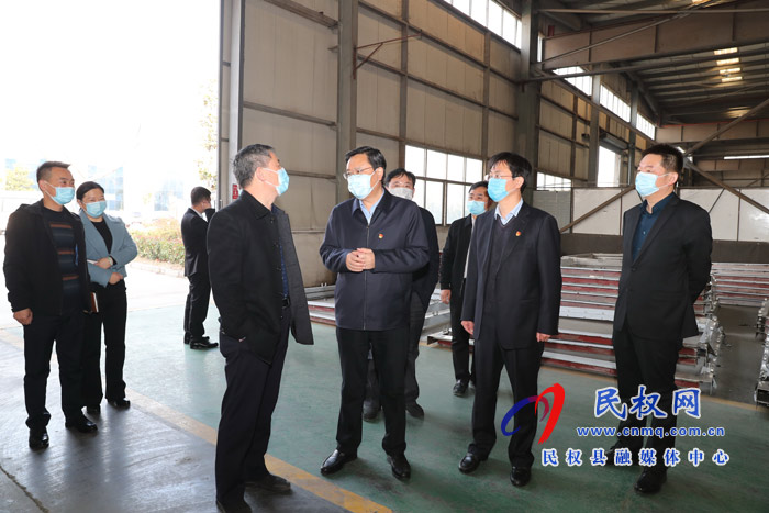 市人大常委會(huì)副主任、縣委書記姬脈常開展走訪服務(wù)工業(yè)企業(yè)活動(dòng)