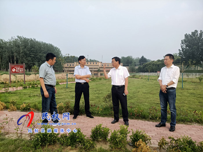 市人大常委會副主任、縣委書記姬脈常調(diào)研指導(dǎo)我縣河長制工作