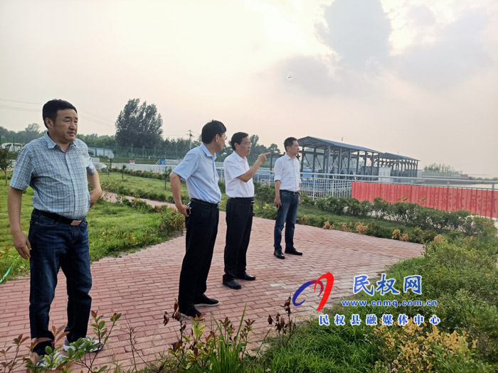 市人大常委會副主任、縣委書記姬脈常調(diào)研指導(dǎo)我縣河長制工作