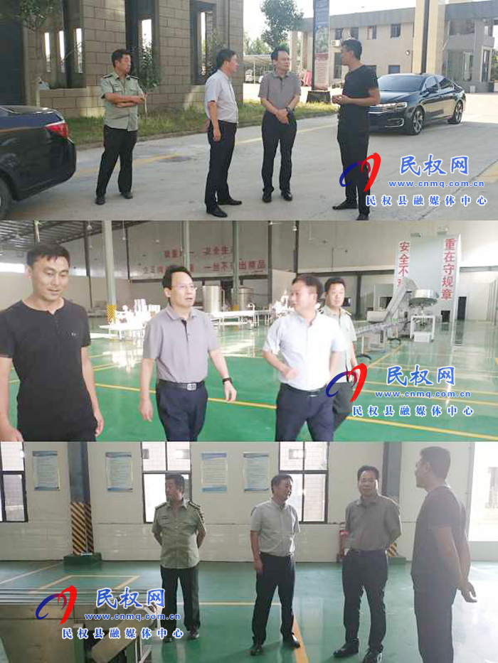 縣委常委、常務(wù)副縣長李啟峰到林七鄉(xiāng)“一聯(lián)三幫”企業(yè)進行調(diào)研