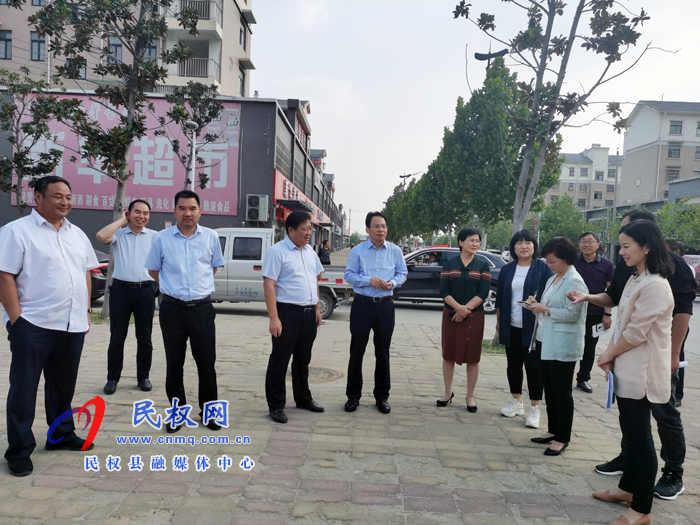 縣委常委、常務(wù)副縣長(zhǎng)李啟峰督導(dǎo)推進(jìn)全國(guó)文明城市（提名城市）創(chuàng)建工作