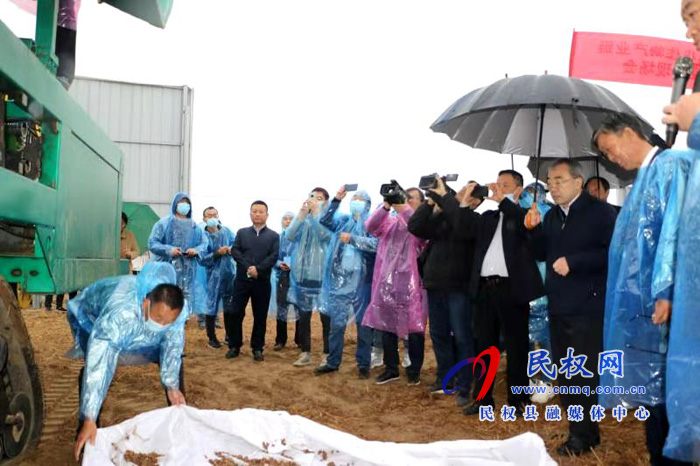 油莎豆示范現(xiàn)場會暨項目推進會在民權(quán)舉行 油莎豆示范現(xiàn)場會暨項目推進會在民權(quán)舉行