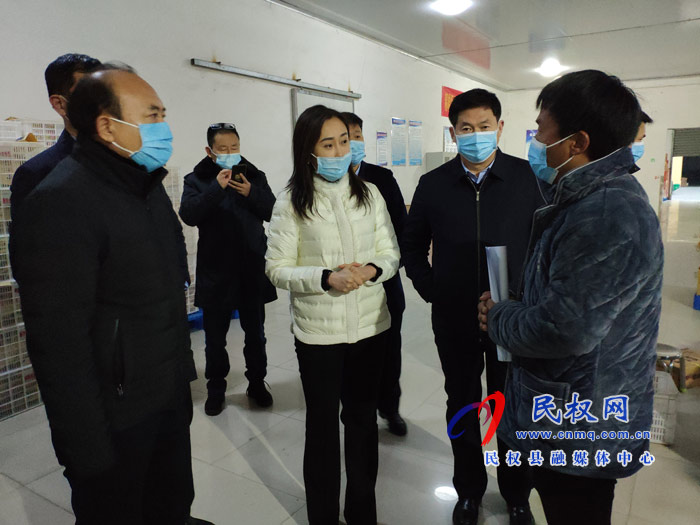 副縣長朱琳檢查督導我縣冷鏈企業(yè)疫情防控工作