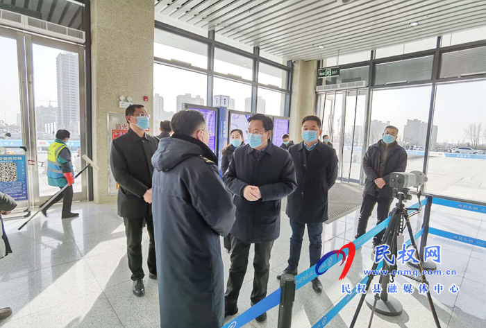 市人大常委會副主任、縣委書記姬脈常調(diào)研疫情防控工作