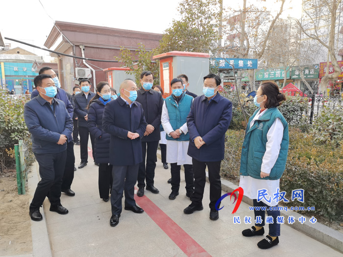 市人大常委會副主任、縣委書記姬脈常調(diào)研疫情防控工作