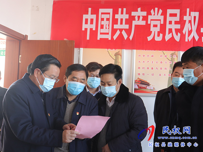 市人大常委會副主任、縣委書記姬脈常調(diào)研村（社區(qū)）“兩委”換屆工作