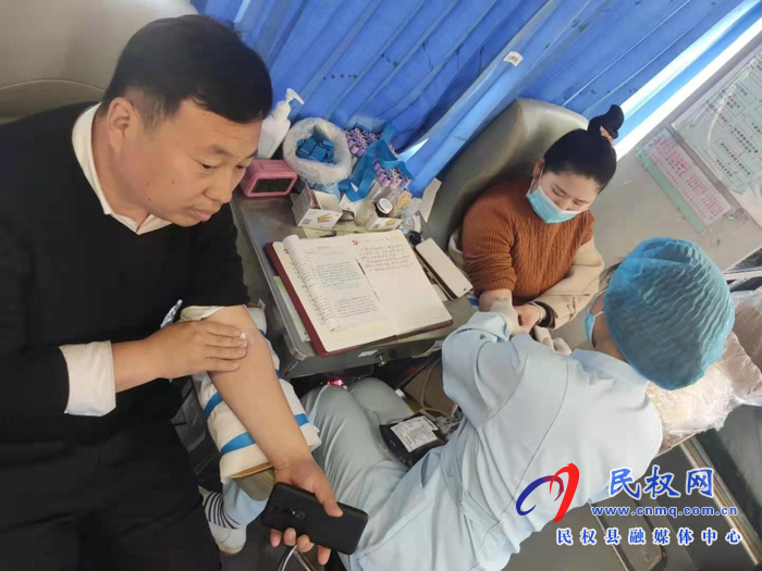 胡集鄉(xiāng)組織“無償獻血，踐行初心” 義務獻血活動