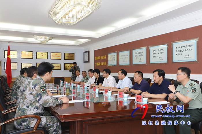 縣委書記、縣長張團結(jié)率隊到商丘軍分區(qū)慰問駐商官兵