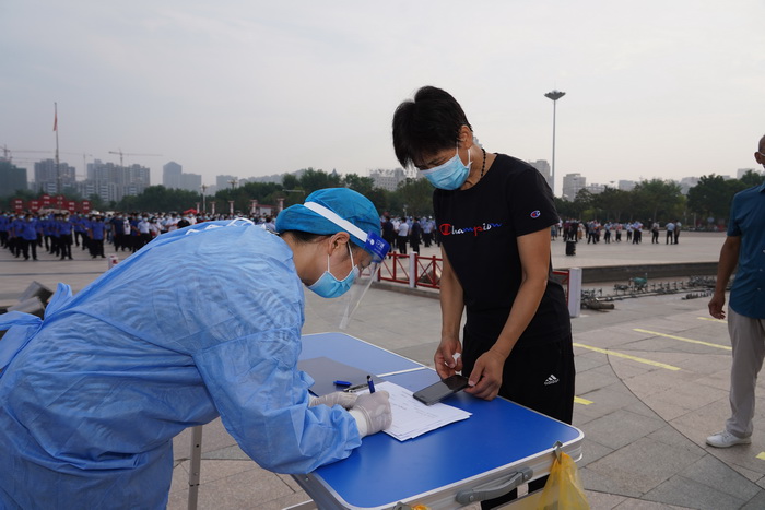 民權縣啟動第二次全民核酸檢測 民權縣啟動第二次全民核酸檢測