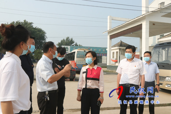 縣委副書記、代縣長王靜嫻深入鄉(xiāng)鎮(zhèn)督導檢查疫情防控工作開展情況