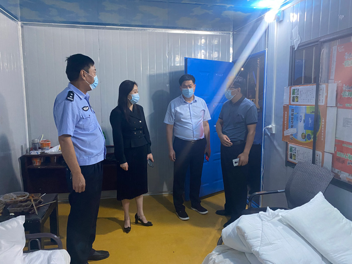 副縣長朱琳深入部分縣疫情防控集中隔離點工作進行督導檢查 副縣長朱琳深入部分縣疫情防控集中隔離點工作進行督導檢查