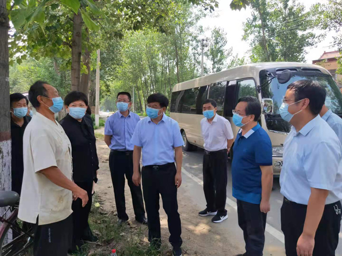 市疫情防控督導組到民督導疫情防控工作