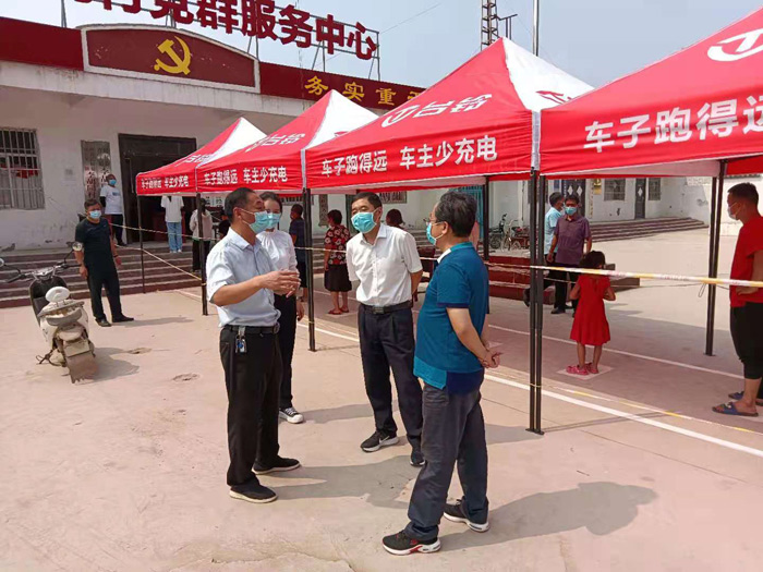 市疫情防控督導(dǎo)組督導(dǎo)我縣第五輪核酸檢測工作