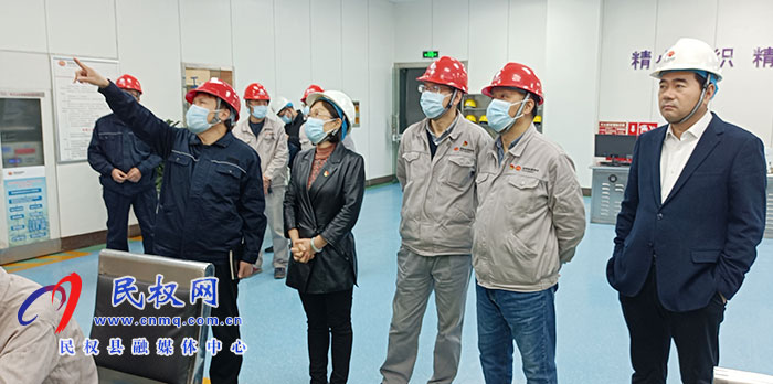 縣委副書記、縣長王靜嫻到國能民權(quán)熱電有限公司調(diào)研