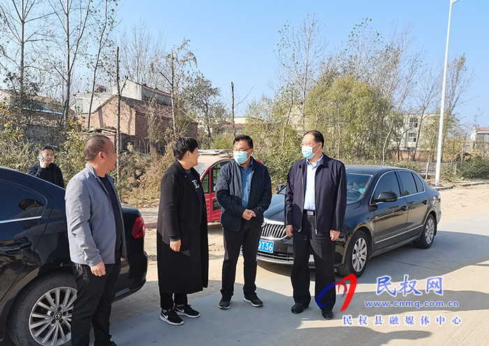 縣委常委、宣傳部長、副縣長畢道喜督導重點民生實事項目建設情況