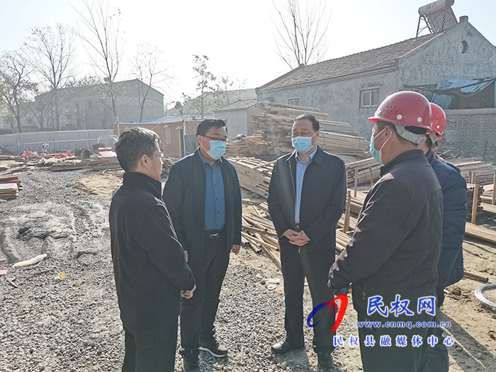 縣委常委、宣傳部長、副縣長畢道喜督導重點民生實事項目建設情況