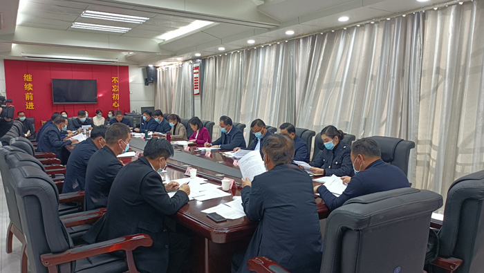 縣長、縣政府黨組書記王靜嫻主持召開民權(quán)縣人民政府黨組（擴(kuò)大）會議