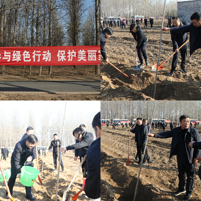民權縣積極開展全民冬季義務植樹活動
