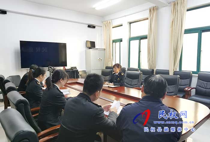 縣委常委、副縣長于茜主持召開海關(guān)總署駐民權(quán)幫扶工作組年度總結(jié)會(huì)