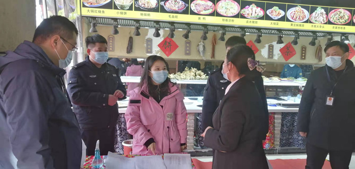老顏集鄉(xiāng)開(kāi)展疫情防控、安全生產(chǎn)、食品安全檢查