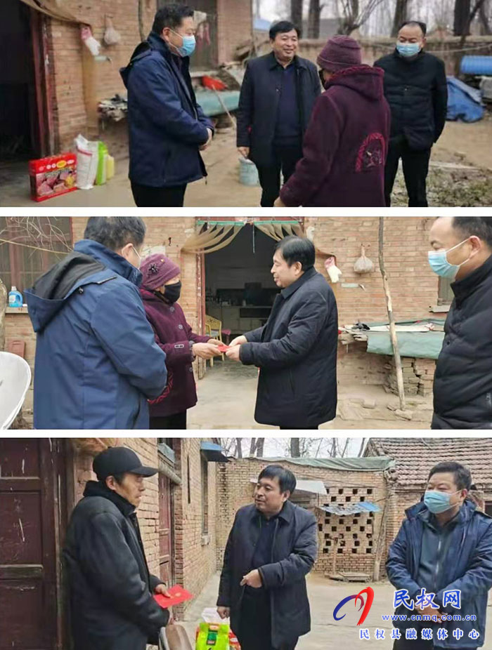 副縣長陳進(jìn)領(lǐng)到胡集鄉(xiāng)走訪慰問傷殘軍人和軍人遺屬