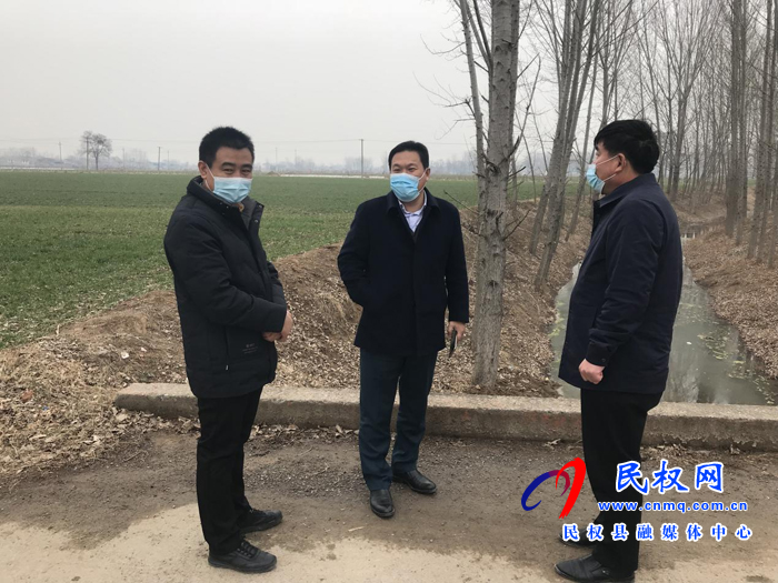 縣委常委、縣委辦公室主任吳杰開展巡河工作