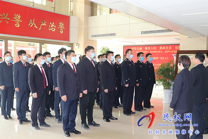 民權(quán)縣人民檢察院、民權(quán)縣公安局“偵查監(jiān)督與協(xié)作配合辦公室”揭牌