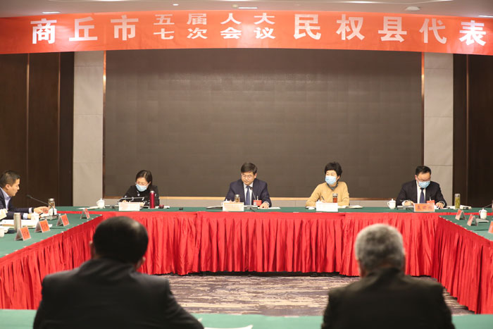民權縣代表團認真審議討論市政府工作報告等報告