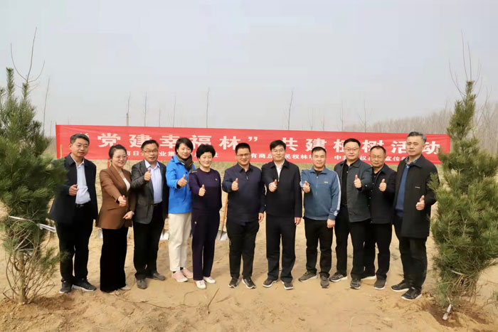 民權(quán)黃河故道添新綠，攜手共植“黨建幸福林”