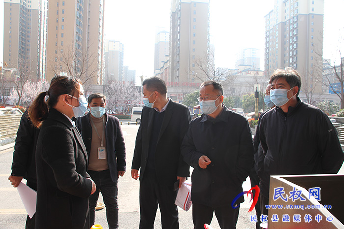 縣政協(xié)主席周明河檢查指導疫情防控工作