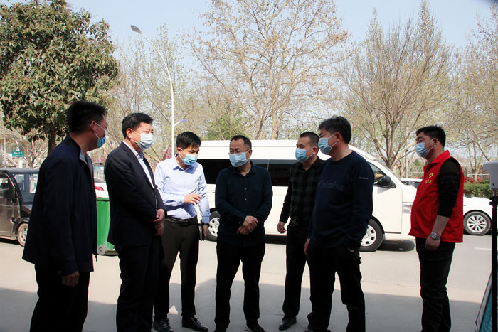 縣政協(xié)主席周明河到綠洲街道辦事處檢查指導疫情防控工作