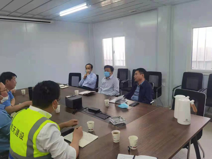 縣委常委、政法委書記陳鴻志督導中國航天科工（民權(quán)）氣凝膠項目建設(shè)工作