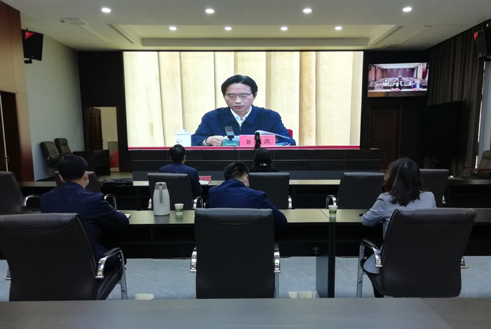 我縣組織收聽收看省、市文明城市創(chuàng)建工作推進(jìn)會
