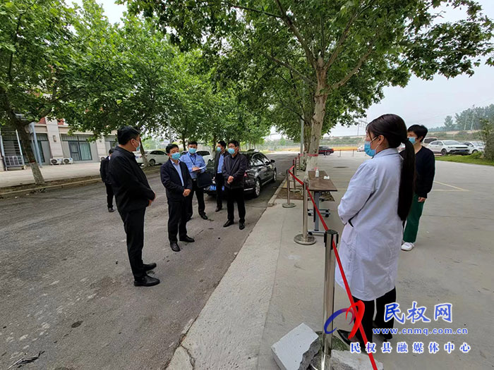 縣委常委、政法委書記陳鴻志督導(dǎo)集中隔離場所疫情防控工作